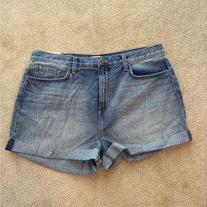 Women’s L’agence Jazz High Rise Jean Shorts with cuff Sz 33 NWT